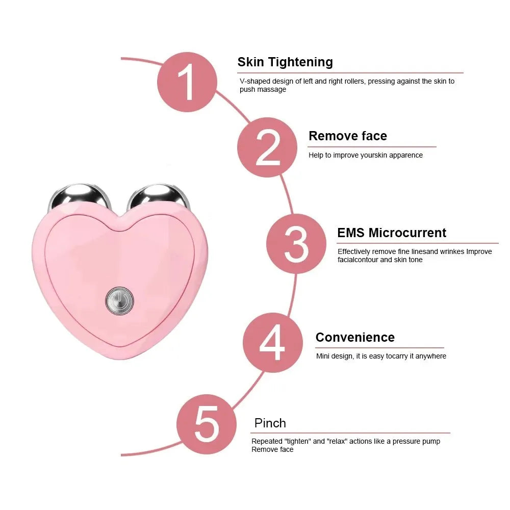 Microcurrent Face & Neck Massager – Lifting, Tightening & Skin Rejuvenation
