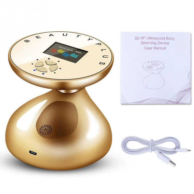 Face Skin Care Machine - 8-in-1 Ultrasonic Cavitation & RF Slimming Device