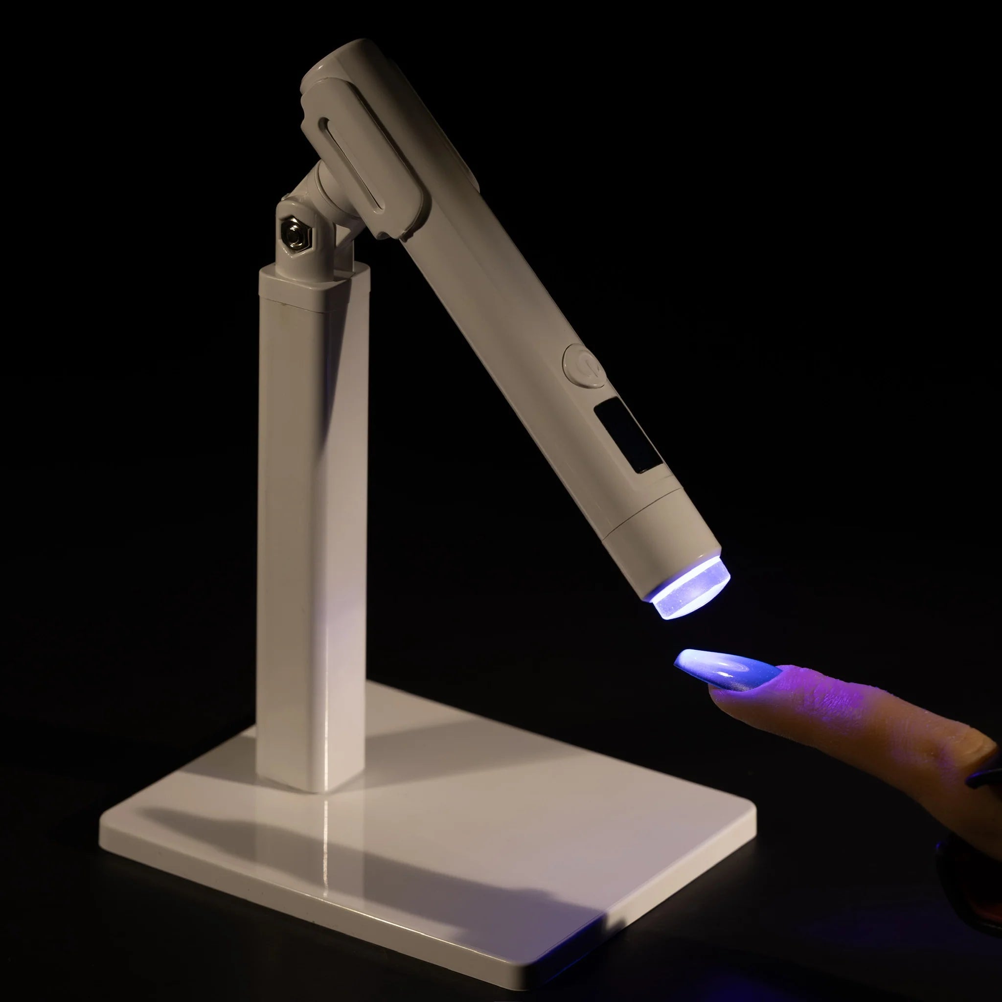 Mini UV LED Nail Lamp – Portable, Rechargeable with Stand & Timer for Gel Nails