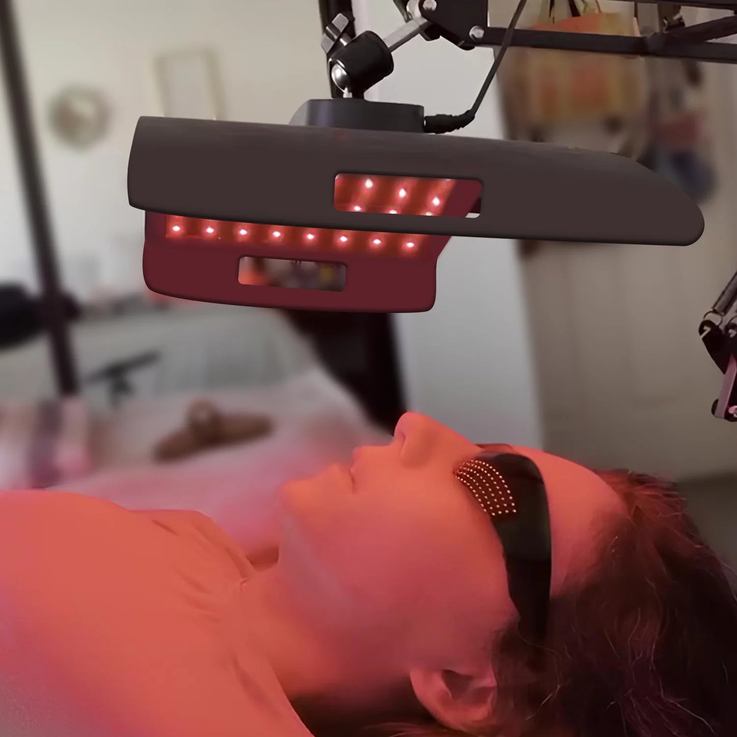 Red & Infrared Light Therapy Panel with Adjustable Stand