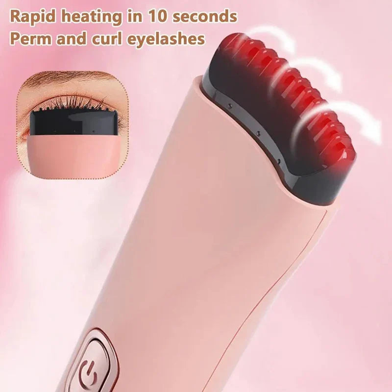 5D Heated Electric Eyelash Curler – 3 Temperature Modes, Long-Lasting Curl
