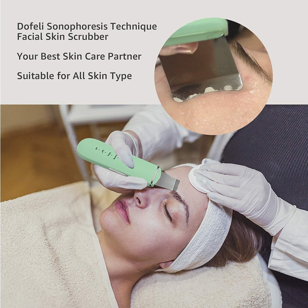 Ultrasonic Blackhead Removing Skin Scrubber
