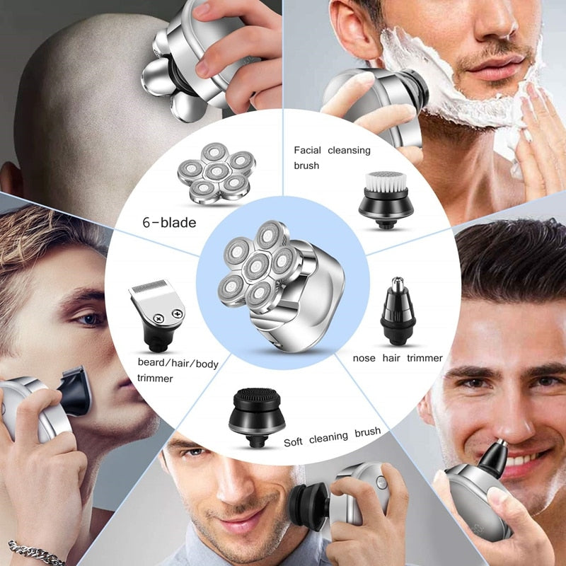 6 in 1 Hair & Beard Grooming Kit