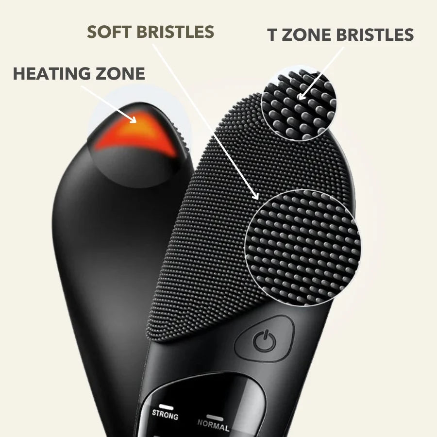 5-in-1 Facial Cleansing & Sculpting Brush – Silicone, Waterproof, Rechargeable