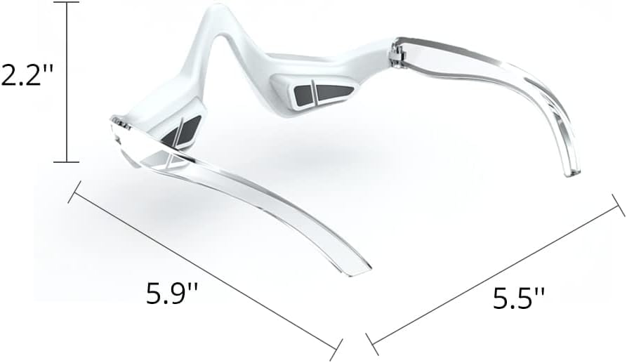 Portable Facial Toning Glasses – LED & Microcurrent Eye Lift