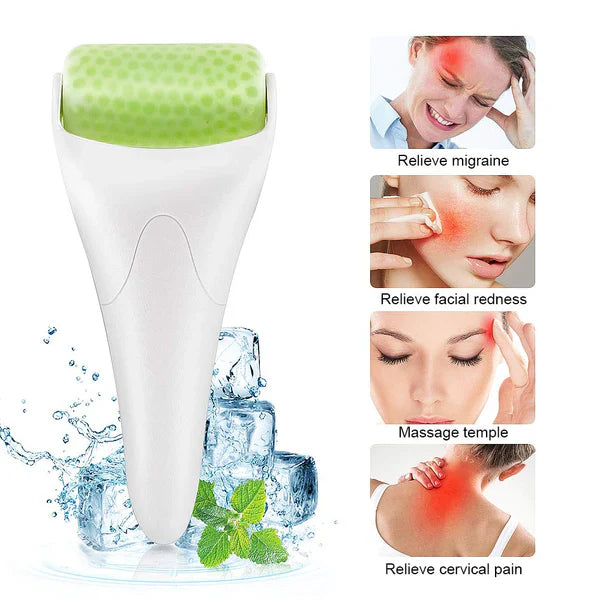 Ice Roller Face Massager – Puffiness Relief & Skin Lifting Tool