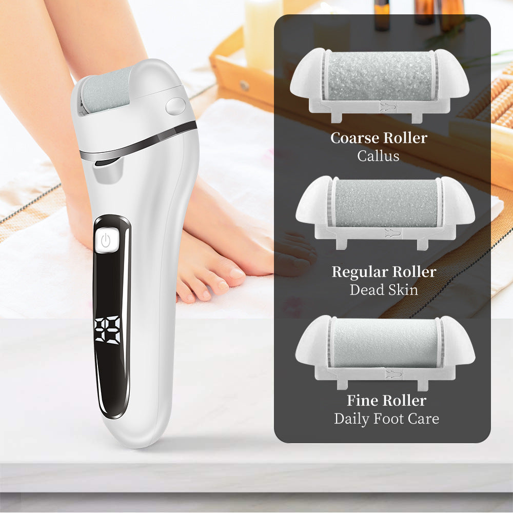 Electric Foot Grinder & 10-in-1 Pedicure Set for Dead Skin & Callus Removal