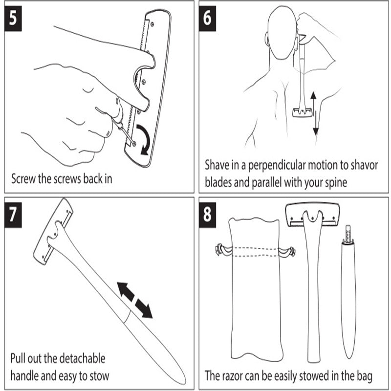 Portable Back Shaver For Men