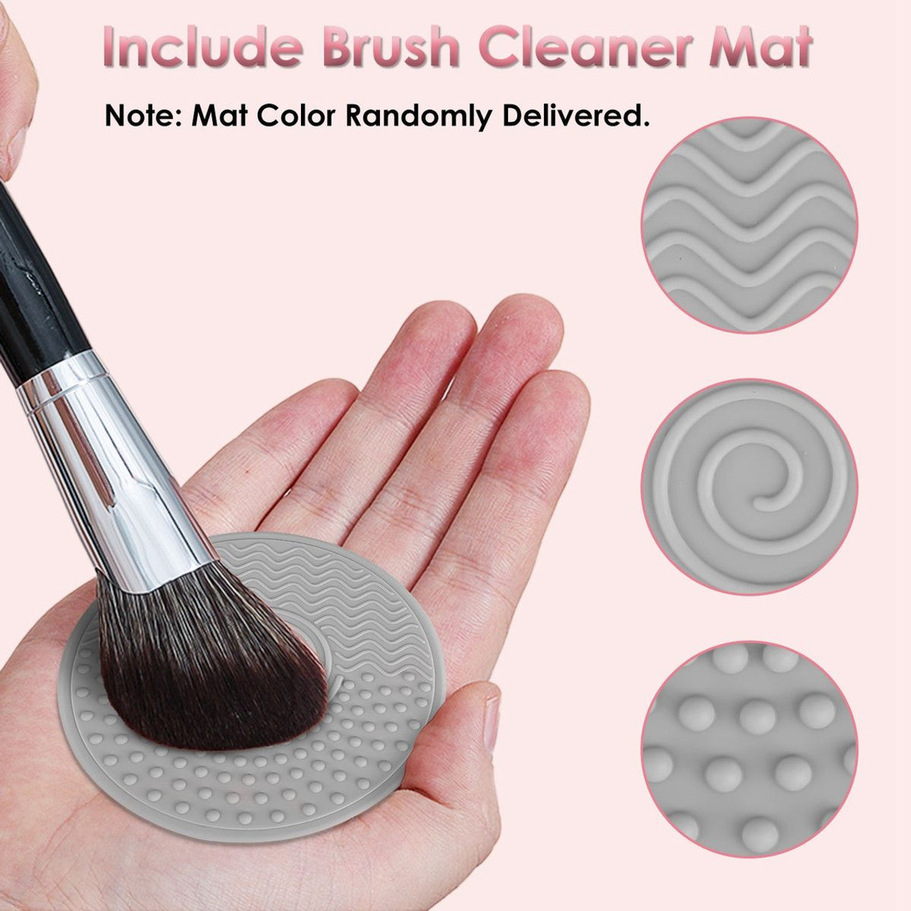3-in-1 Electric Makeup Brush Cleaner & Dryer – Automatic, USB Rechargeable