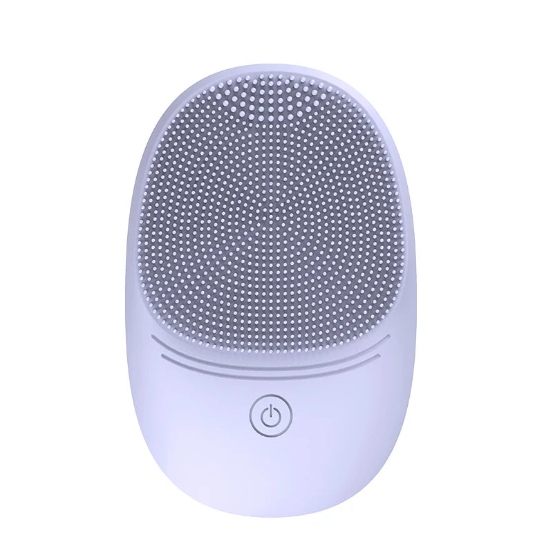 Electric Silicone Facial Cleansing Brush – Sonic Vibration for Deep Cleaning