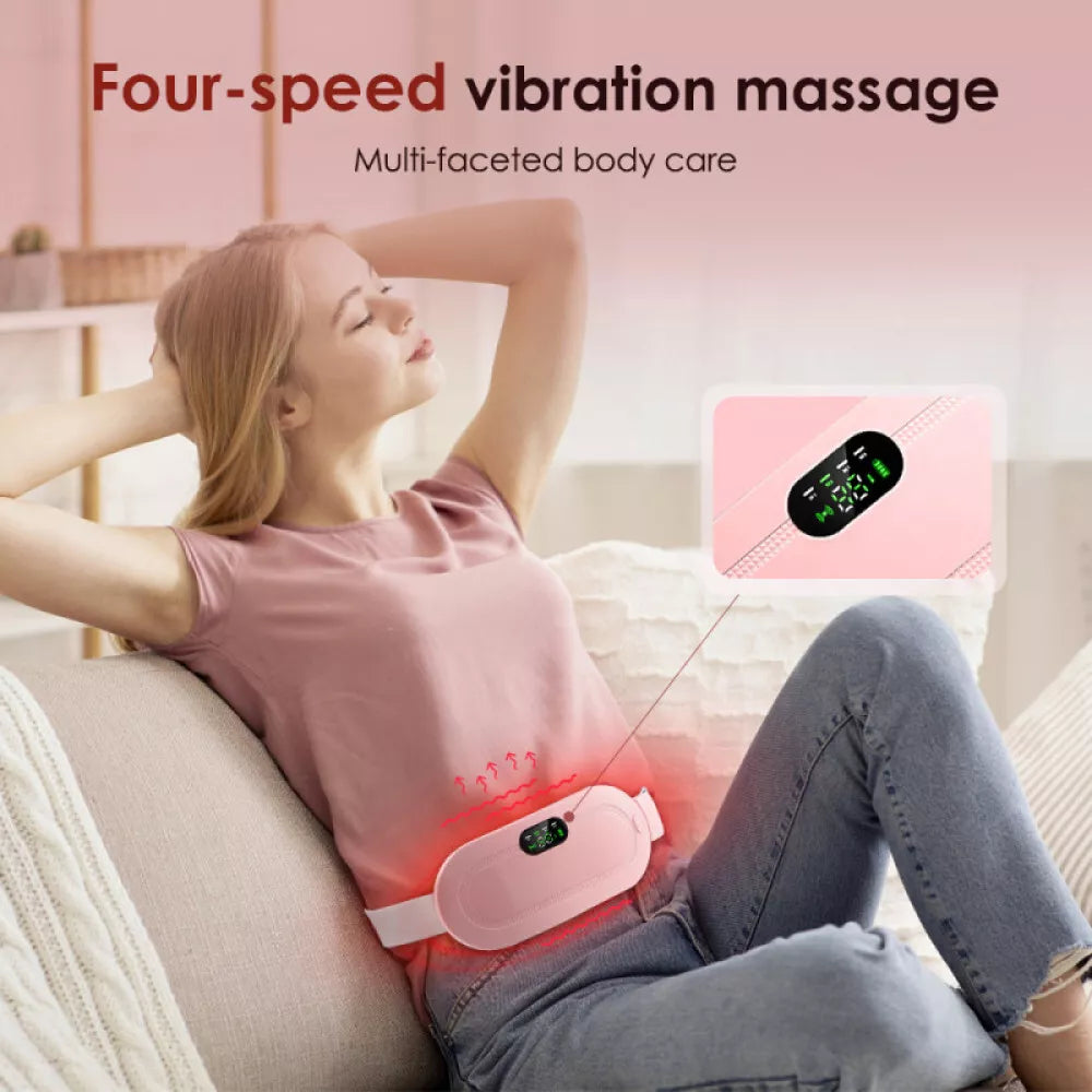 Menstrual Heating Relief Pad | Cordless, Rechargeable & Soothing Heat for Instant Cramps Relief at Home or On-the-Go