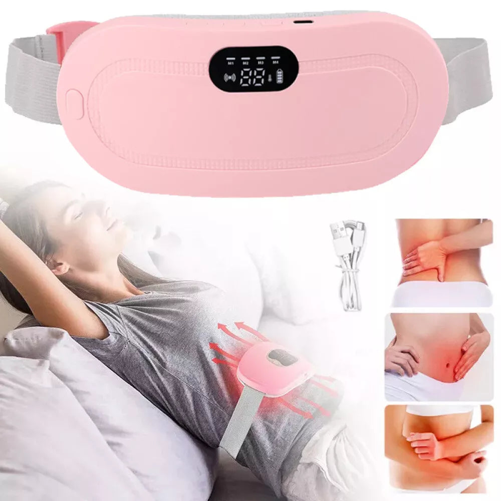 Menstrual Heating Relief Pad | Cordless, Rechargeable & Soothing Heat for Instant Cramps Relief at Home or On-the-Go