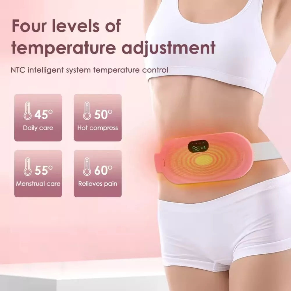 Menstrual Heating Relief Pad | Cordless, Rechargeable & Soothing Heat for Instant Cramps Relief at Home or On-the-Go