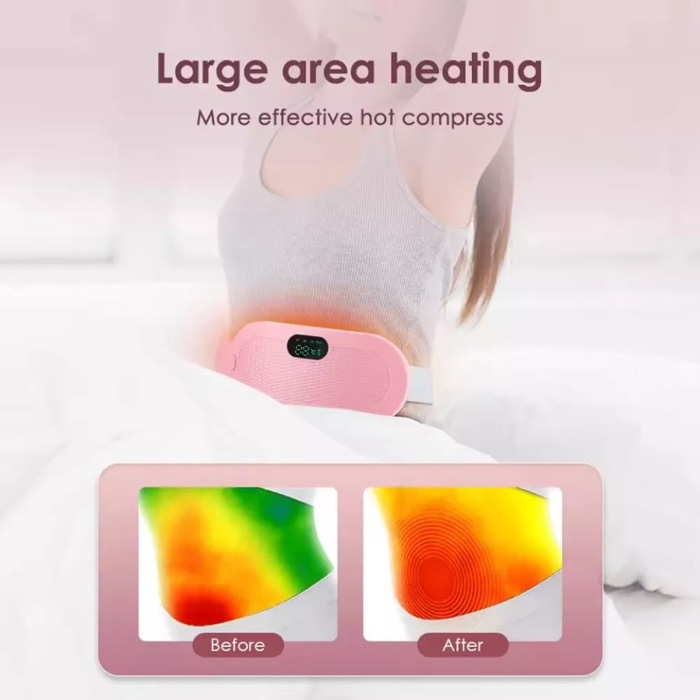 Menstrual Heating Relief Pad | Cordless, Rechargeable & Soothing Heat for Instant Cramps Relief at Home or On-the-Go