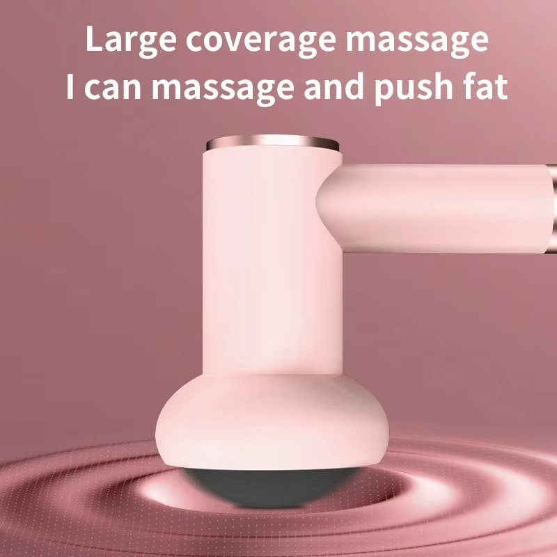 Handheld Wireless Fat Pushing & Body Sculpting Massager with 5 Heads