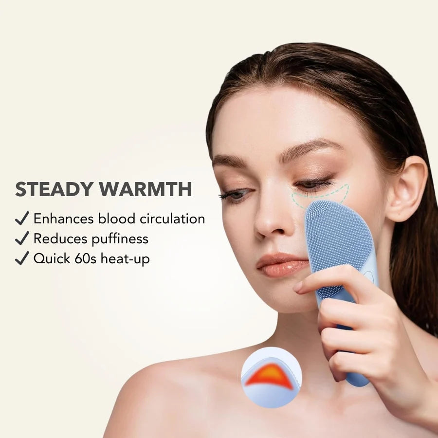 5-in-1 Facial Cleansing & Sculpting Brush – Silicone, Waterproof, Rechargeable