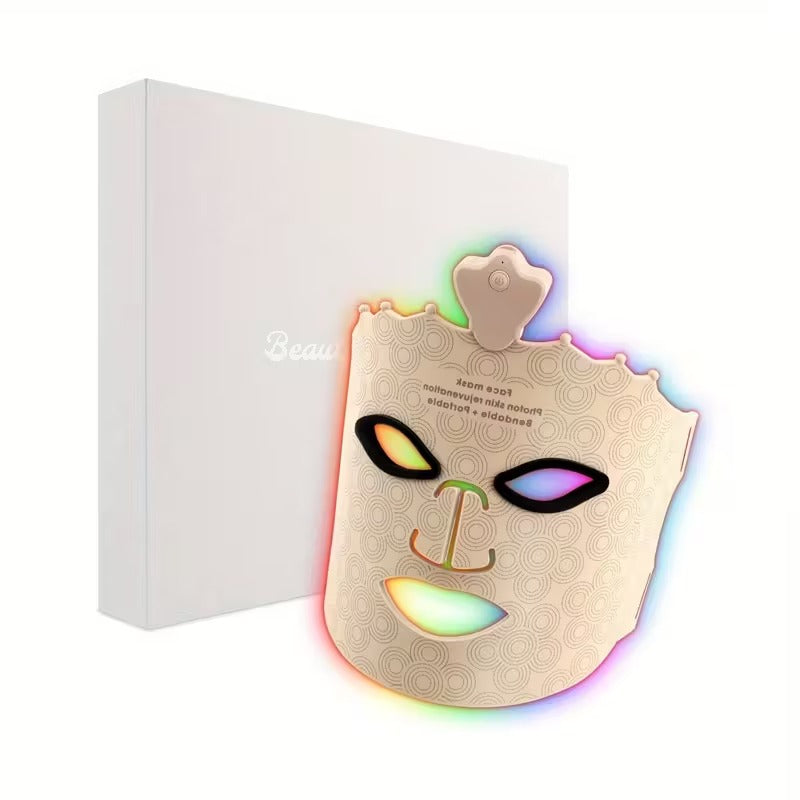 7-Color LED Light Therapy Face Mask – Anti-Aging, Wrinkle Reduction & Skin Brightening