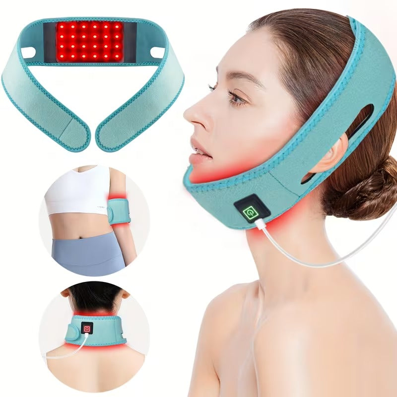 FDA-Cleared 660nm/850nm Dual-Band Red Light Therapy Belt, USB Powered