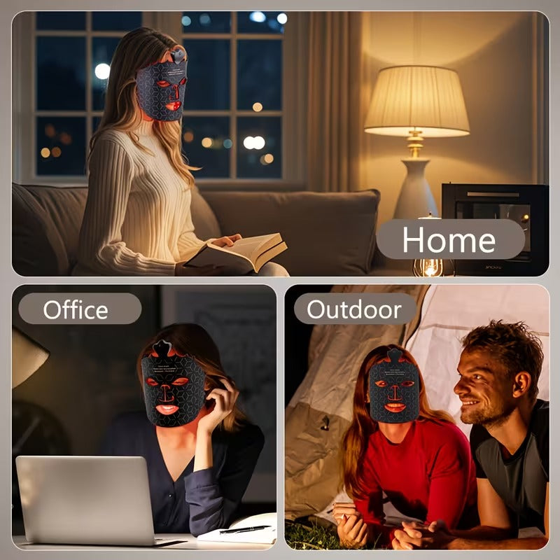 7-Color LED Light Therapy Face Mask – Anti-Aging, Wrinkle Reduction & Skin Brightening