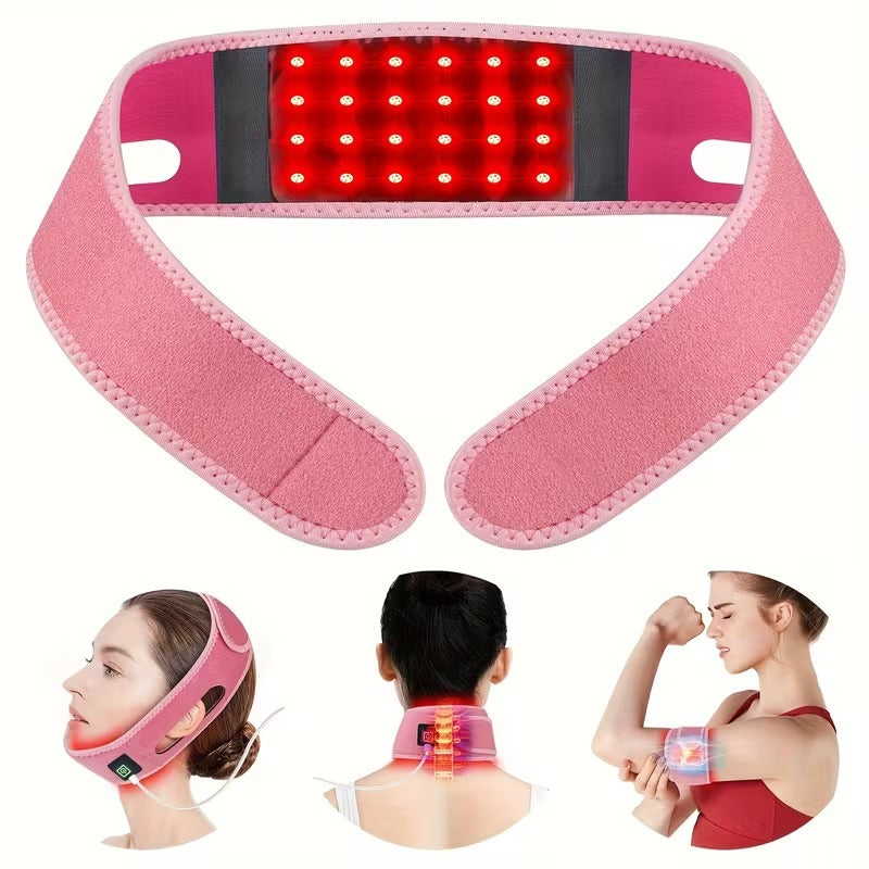 FDA-Cleared 660nm/850nm Dual-Band Red Light Therapy Belt, USB Powered