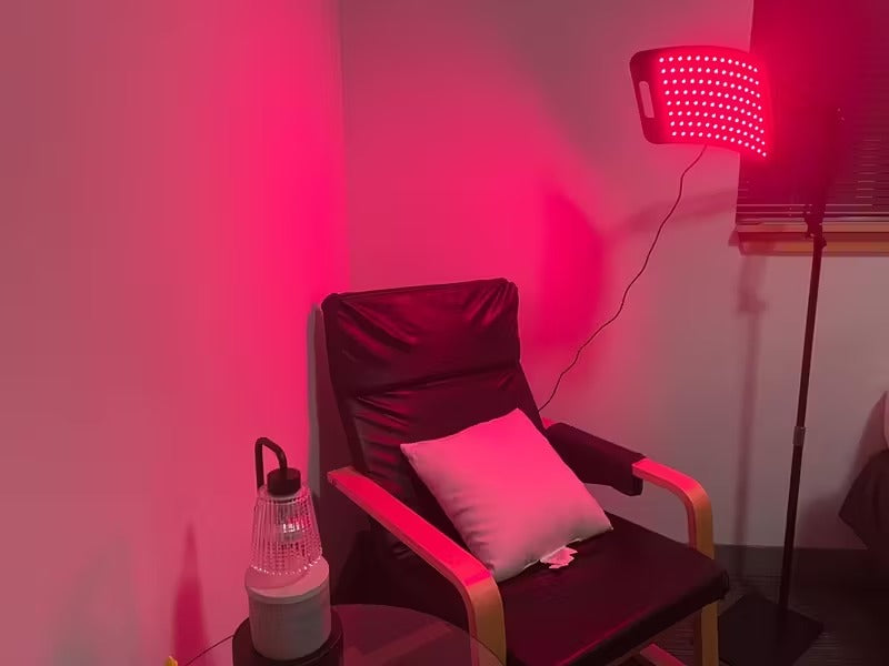 660nm/850nm Red Light Therapy Lamp with Stand – Full Body & Target Use