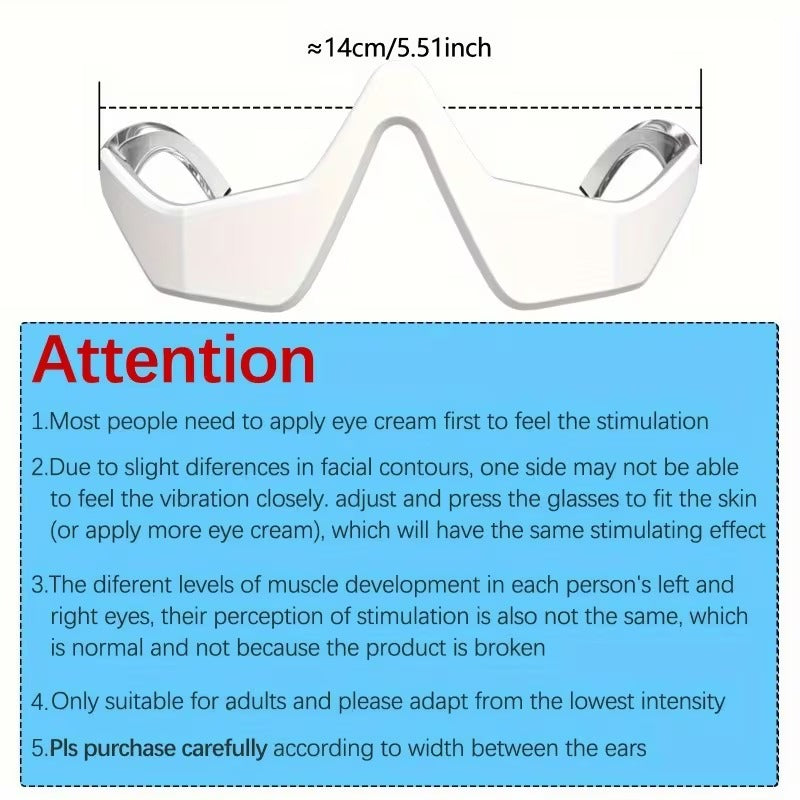 LED Eye Massager – 3-Light Therapy & Vibration for Dark Circles & Eye Care