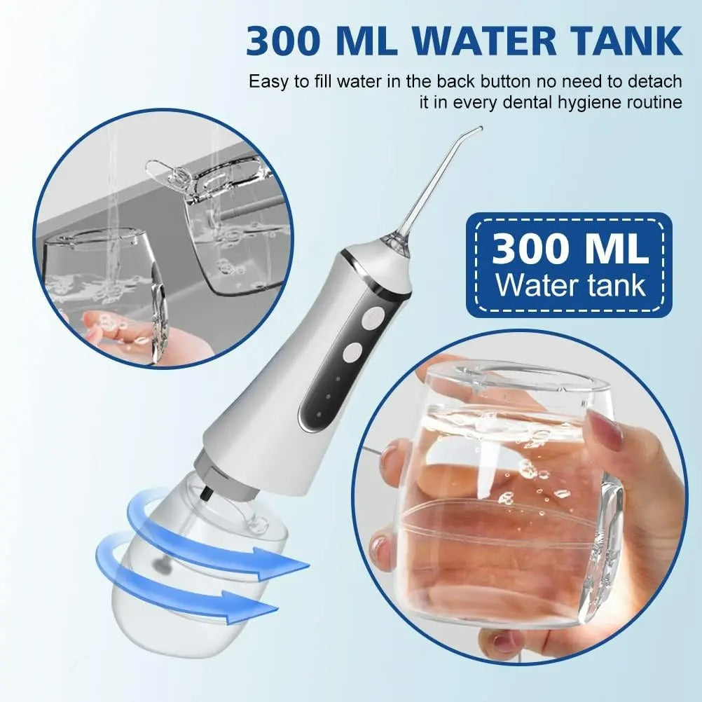 Advanced Dental Cleaner - Professional Water Flosser, Rechargeable & Travel-Friendly for Daily Oral Care