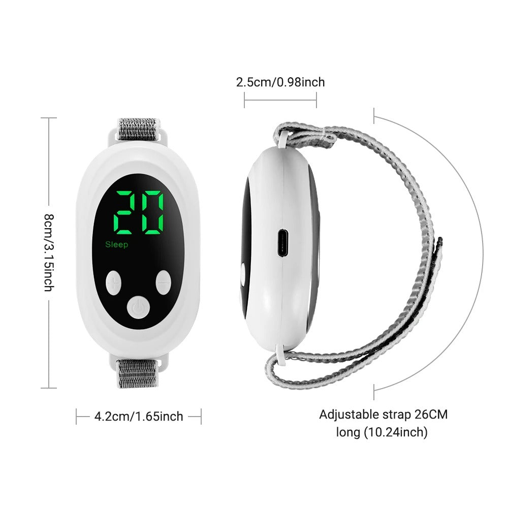 Microcurrent Sleep Aid Device - Handheld with 20 Gears & 2 Modes, USB Rechargeable for Anxiety Relief & Insomnia Improvement
