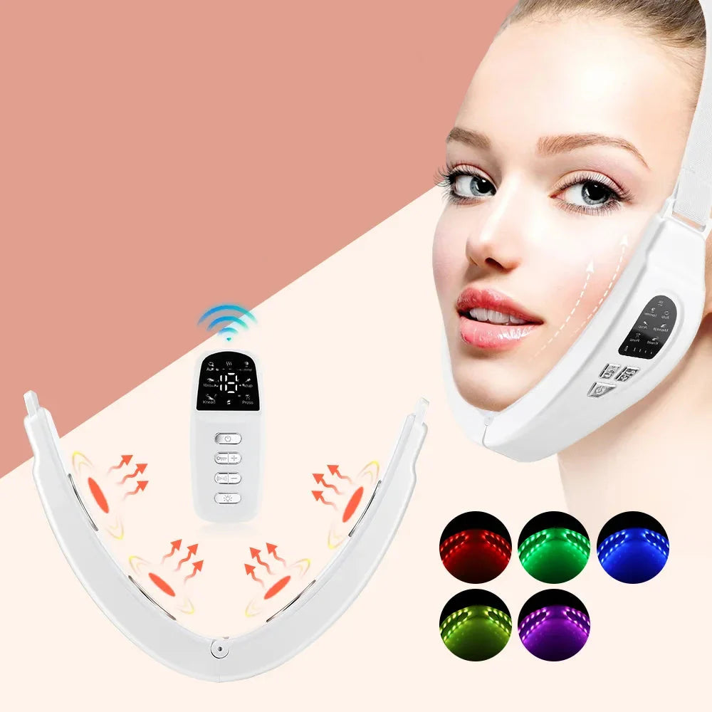 Electric Face Slimming Device with Remote Control