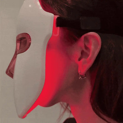 7-Color LED Light Therapy Face Mask – Red & Blue Light, Cordless & Rechargeable