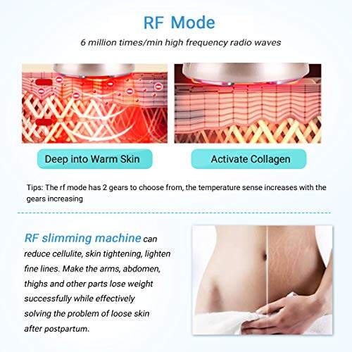 Face Skin Care Machine - 8-in-1 Ultrasonic Cavitation & RF Slimming Device