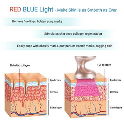 Face Skin Care Machine - 8-in-1 Ultrasonic Cavitation & RF Slimming Device