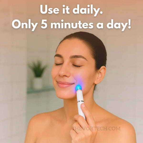 Spider Veins Removal Pen - Blue Light Therapy Laser Pen For Varicose Veins