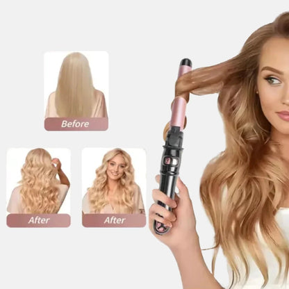 Automatic Rotating Curling Iron – Dual Direction & LED Display