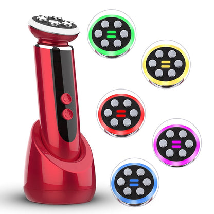 RF Facial Lifting & Skin Rejuvenation Device with EMS & LED Photon Therapy