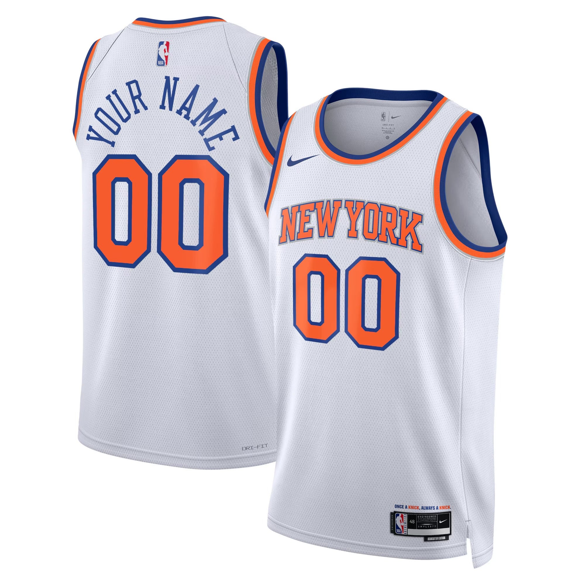 Custom New York Knicks Association Jersey