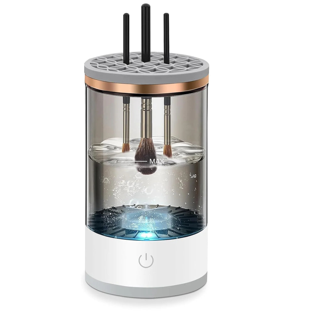 Electric Makeup Brush Cleaner Machine – Automatic Spinner for Brushes & Sponges
