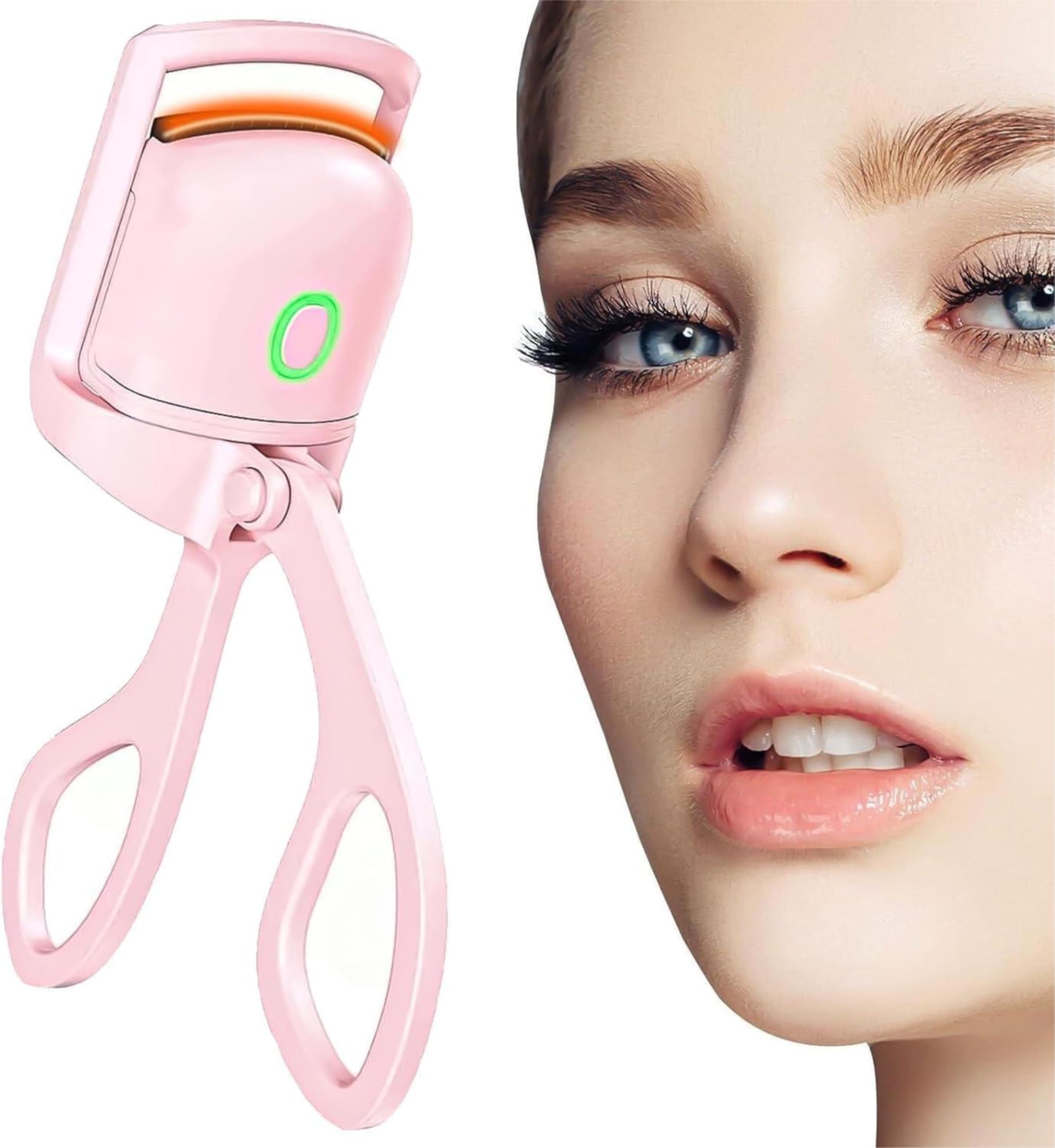 Electric Heated Eyelash Curler – USB Rechargeable, Long-Lasting Curl with Quick Heat