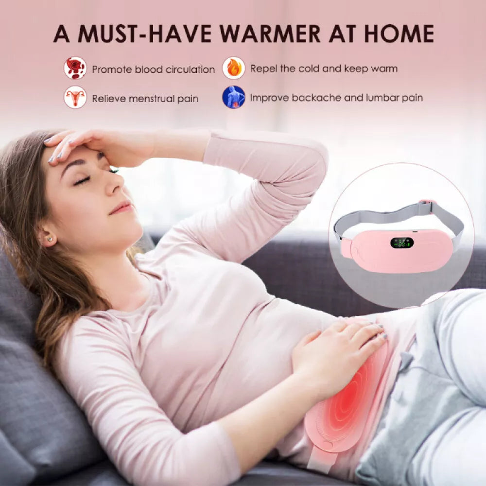 Menstrual Heating Relief Pad | Cordless, Rechargeable & Soothing Heat for Instant Cramps Relief at Home or On-the-Go