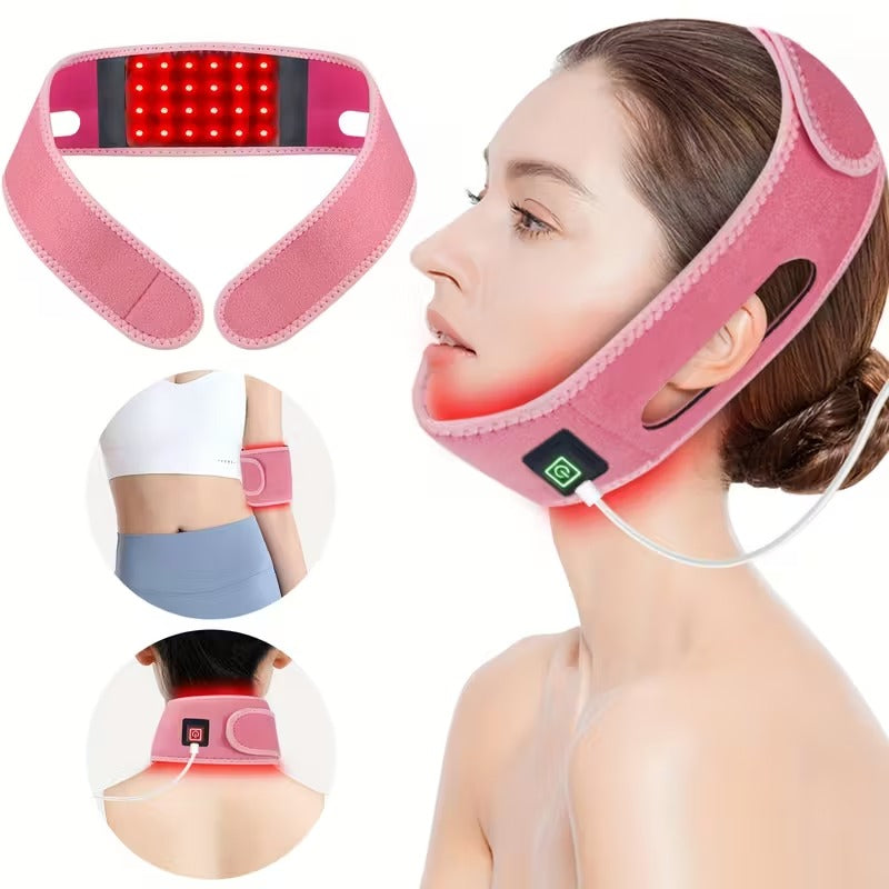 FDA-Cleared 660nm/850nm Dual-Band Red Light Therapy Belt, USB Powered