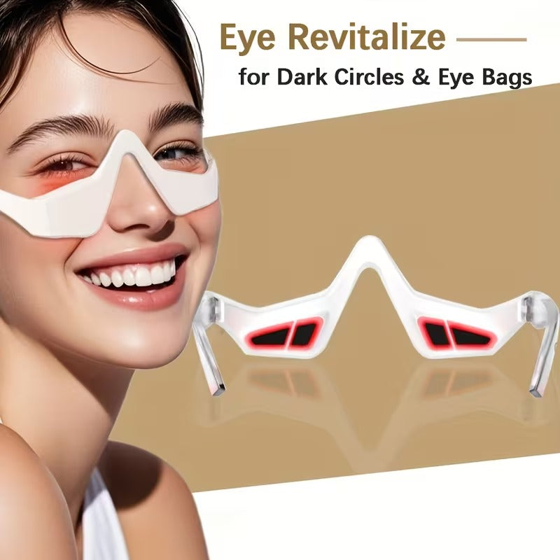 LED Eye Massager – 3-Light Therapy & Vibration for Dark Circles & Eye Care