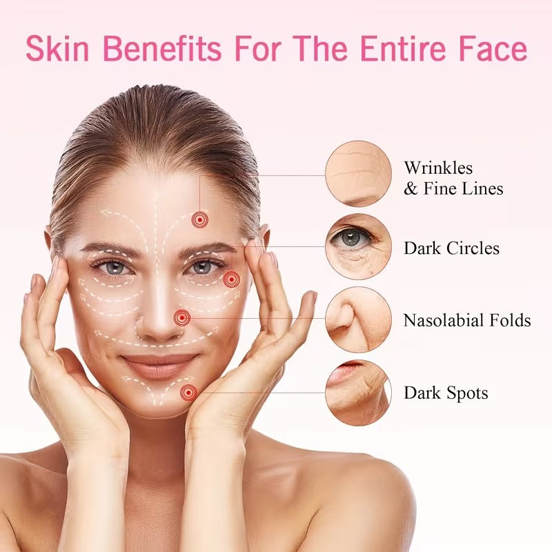 USB Red Light Facial Device – Collagen Boosting, Eye & Face Massager