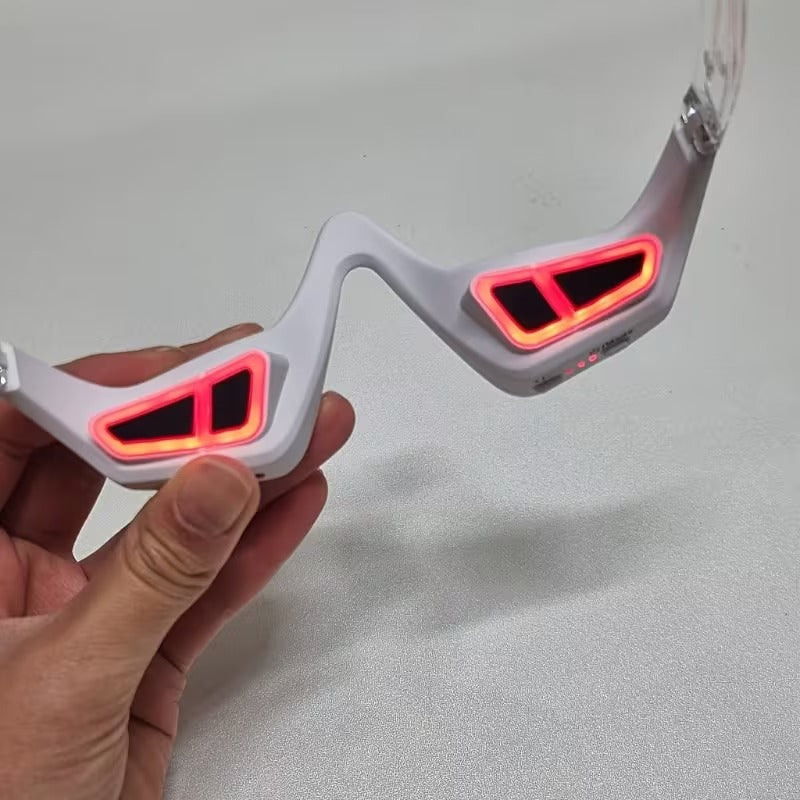 LED Eye Massager – 3-Light Therapy & Vibration for Dark Circles & Eye Care