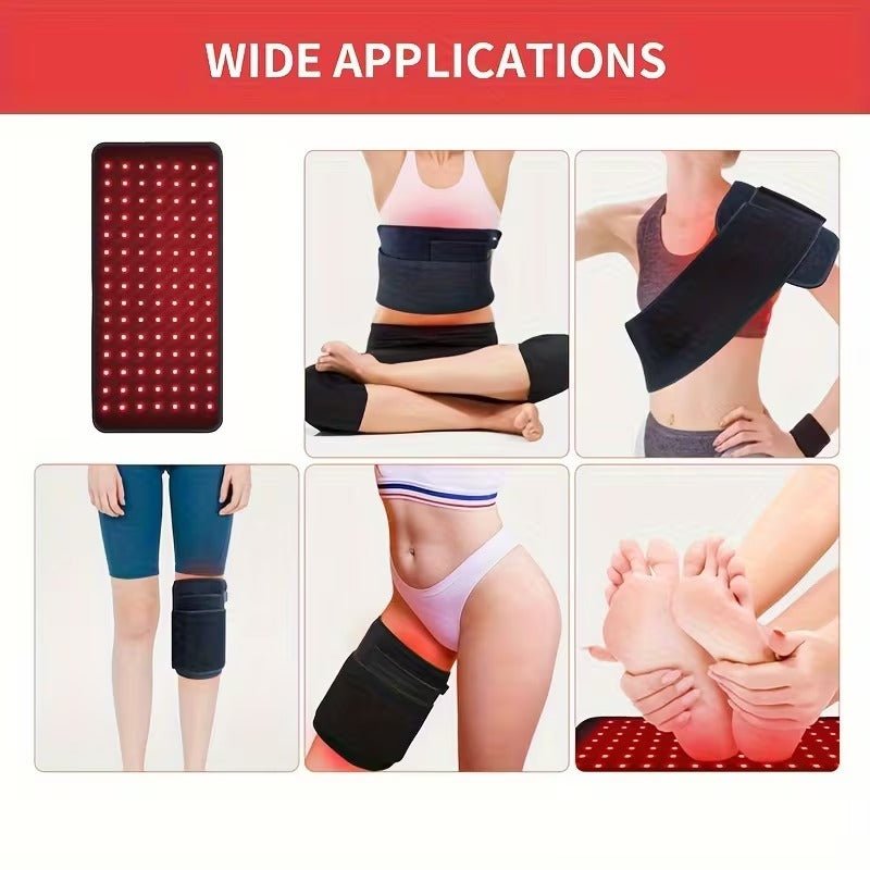 15.75" Wearable 660nm 850nm Red Light Therapy Wrap with Timer Function